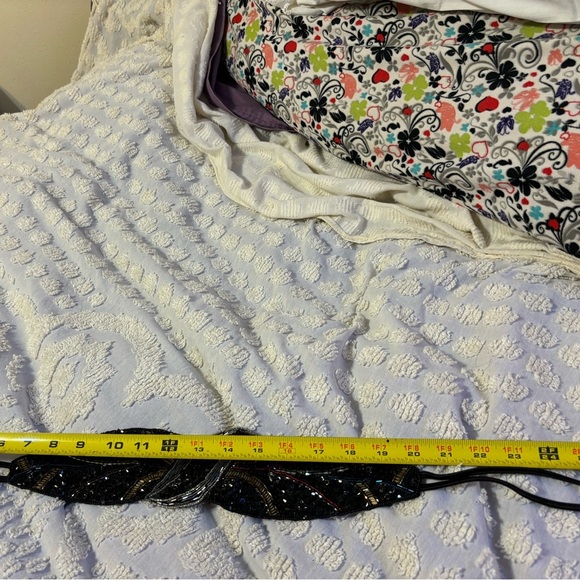 Vintage 1980s Beaded Belt by Milor - Picture 3 of 5